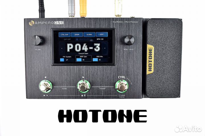 Гитарный процессор Hotone Ampero One (MP-80) Новый