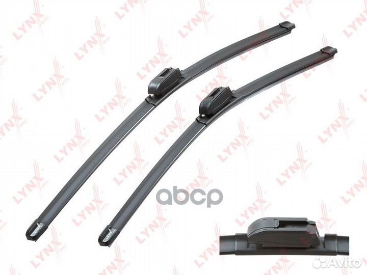 Комплект бескаркасных щеток стеклоочистителя 60