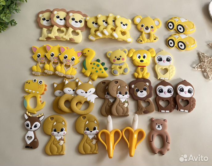 Силиконовый прорезыватель грызунки