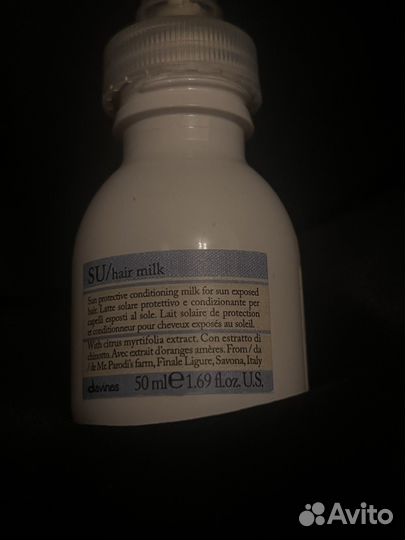 Davines su hair milk спрей молочко