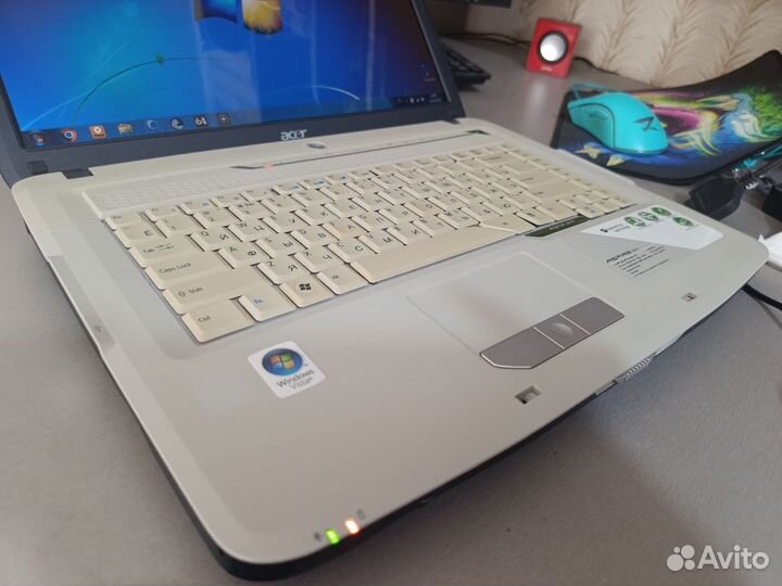 Acer: 15,5, Intel T7500, intel hd, новый Ssd