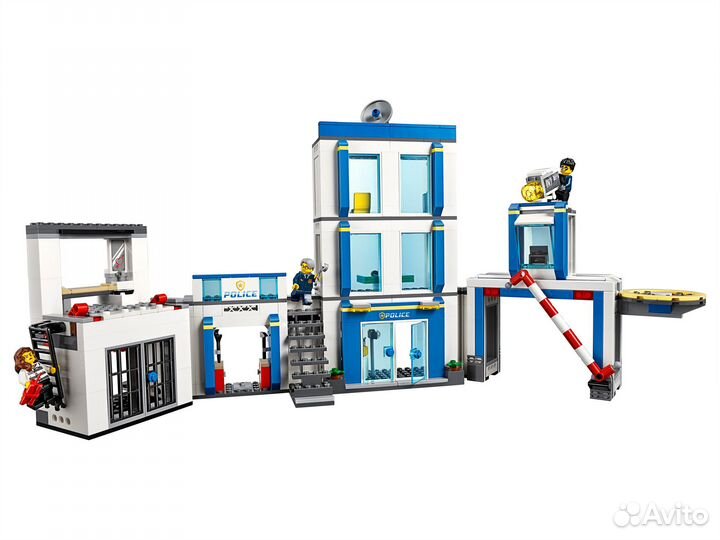 Конструктор аналог лего Сити Полицейский участок
