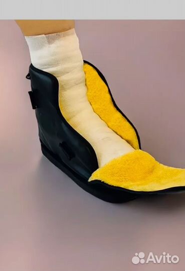 Обувь ботинок для гипса