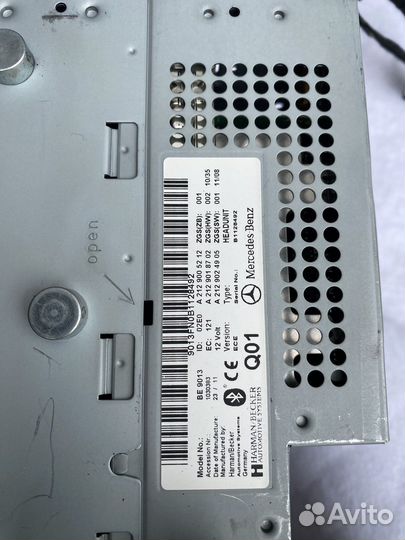 Магнитола команд Mercedes-Benz E-Class W212