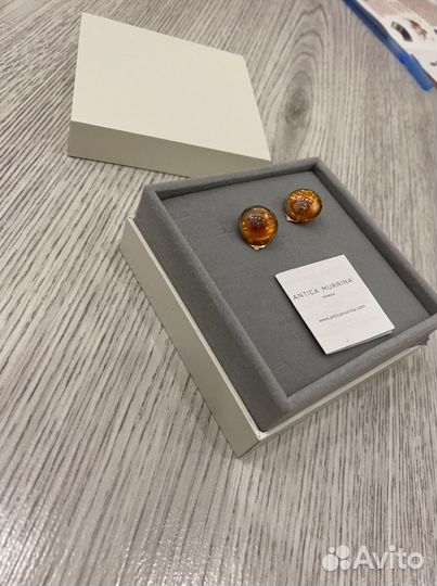 Серьги (мурано) новые Италия