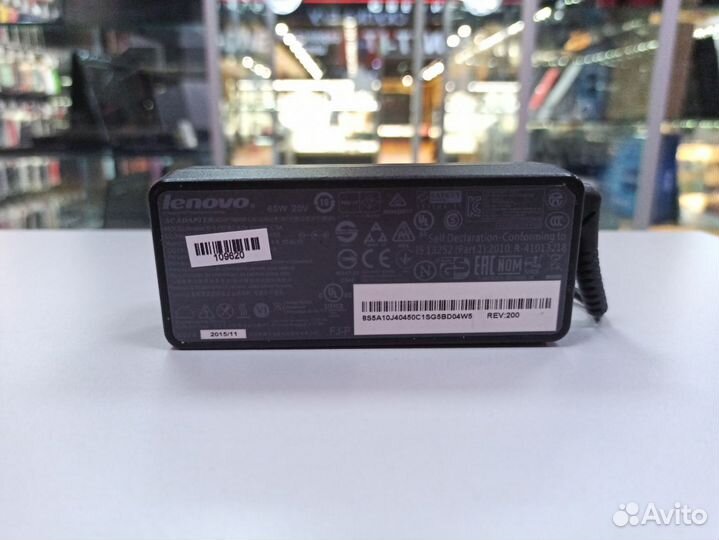 Блок питания для ноутбука 20V - 3.25A б/у