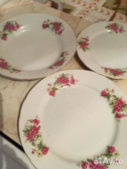 Набор японских фарфоровых тарелок