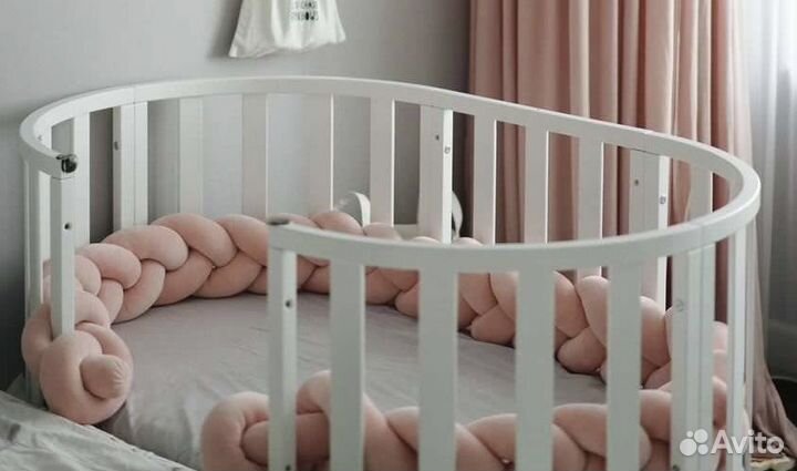 Косичка в кроватку (бортики)