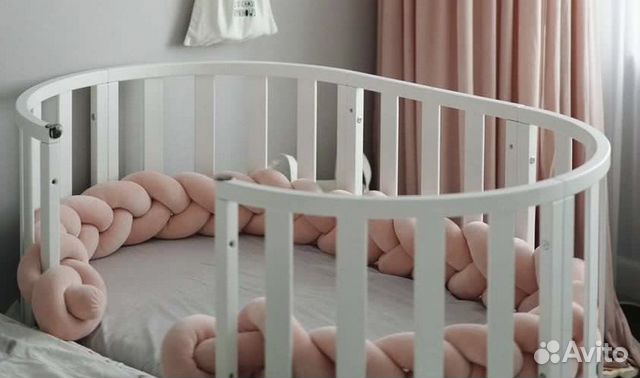 Косичка в кроватку (бортики)