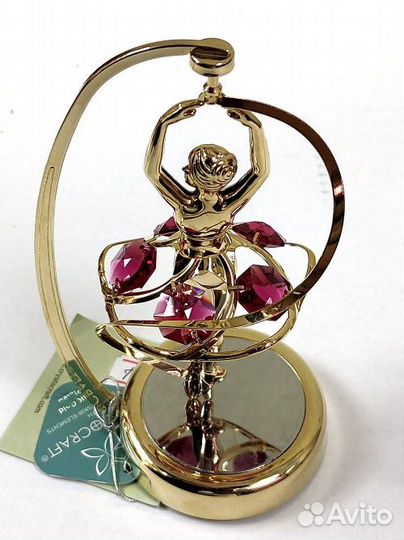 Фигурка декоративная «Балерина» с кристаллами Swar