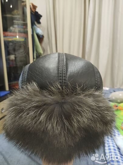 Шапка ушанка мужская меховая