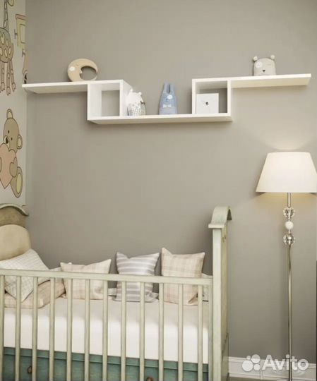 Полка настенная 2а квадрата