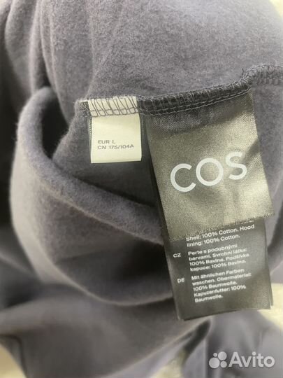 COS женское длинное платье с капюшоном