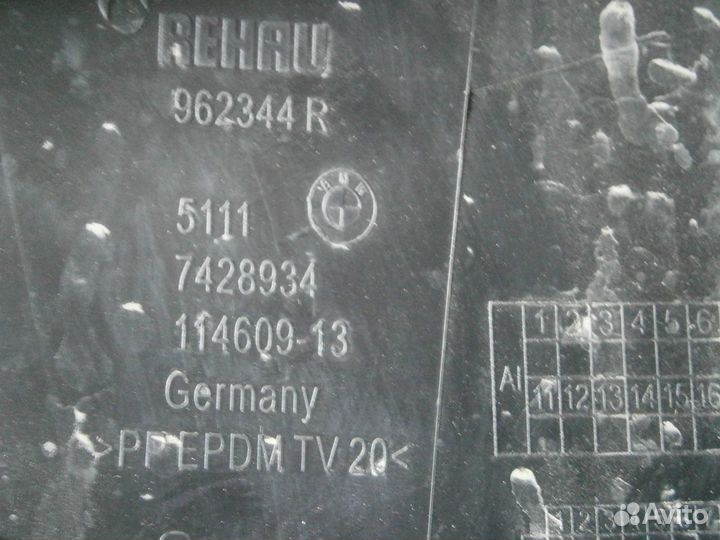 Кронштейн противотуманной фары правый для бмв Х2 Ф