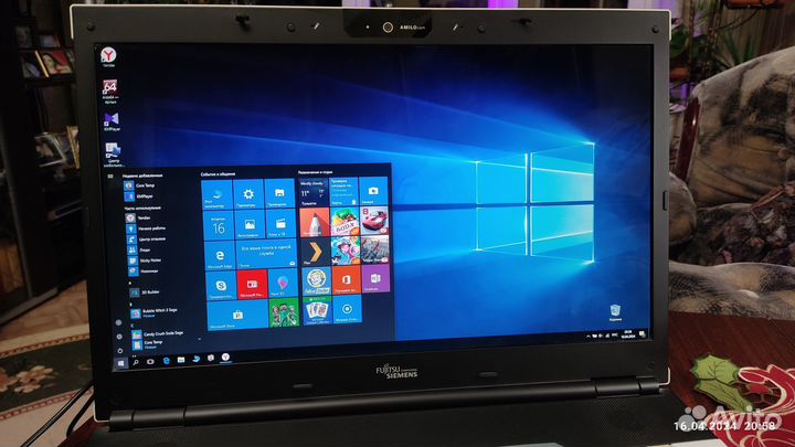 Ноутбук Fujitsu Siemens Xi 3650 (1920 Х 1080)