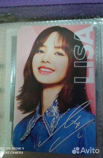 Карта lisa blackpink oreo