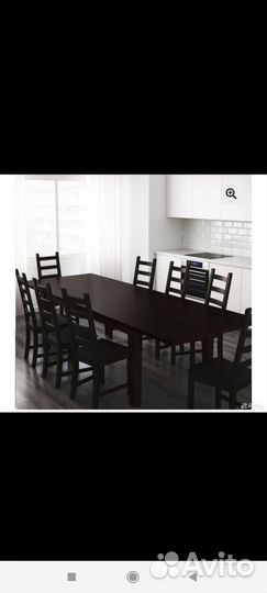 Стол обеденный раздвижной из массива