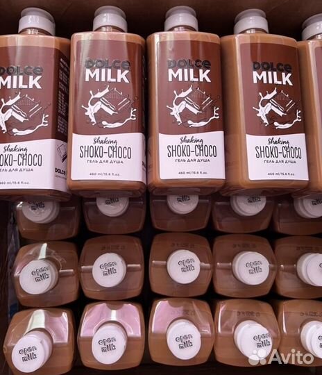 Косметика dolce milk гель, шампунь,маска,молочко