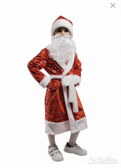 Костюм деда мороза 116-122