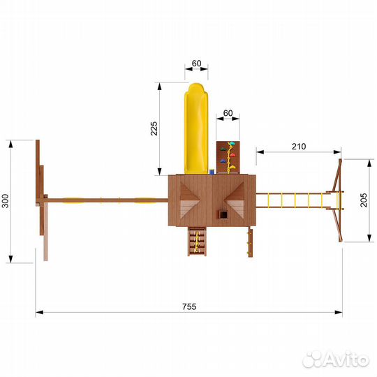 Детский игровой комплекс Fort-2