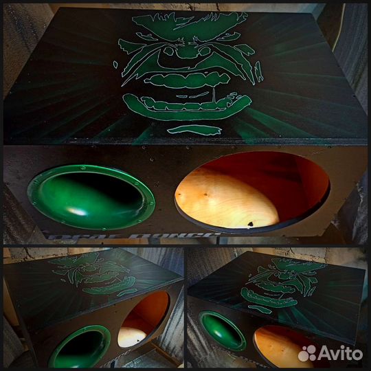 Короб под 15 сабвуфер на трубе