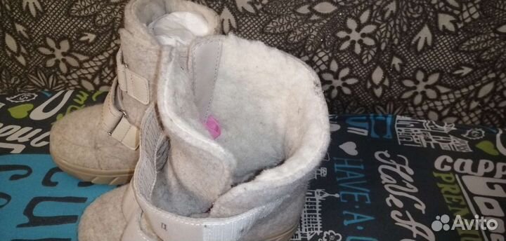 Валенки на девочку 25 размер