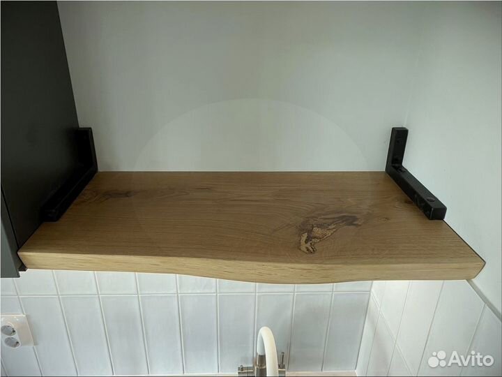 Полочка из слэба дуба