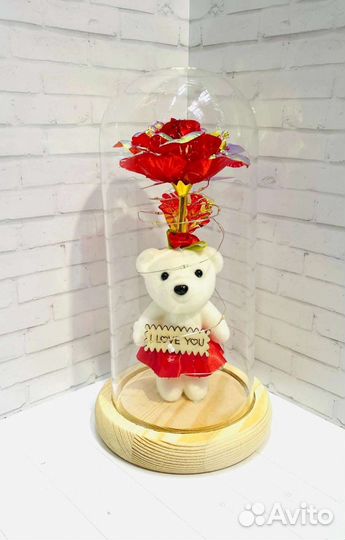 Роза в колбе