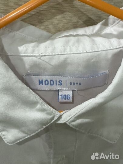 Рубашка белая для мальчика 146