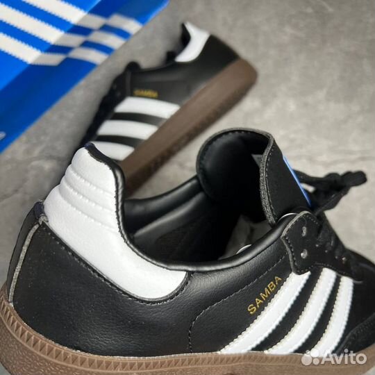 Adidas samba чёрные