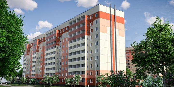 2-к. квартира, 52,2 м², 1/10 эт.