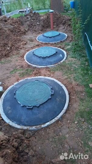 Септик из бетонных колец