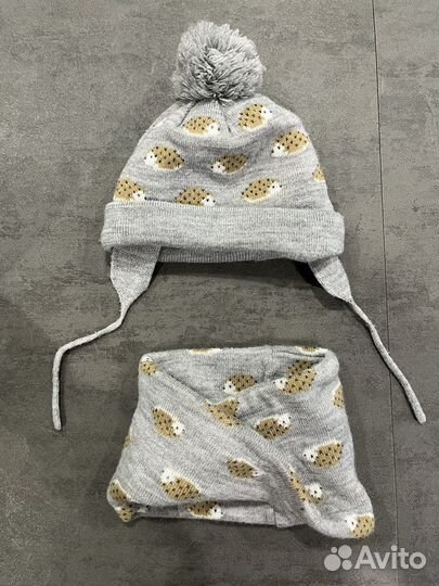 Комплект шапка снуд zara