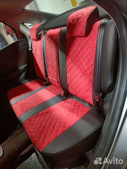 Чехлы Автопилот на Весту Алькантара