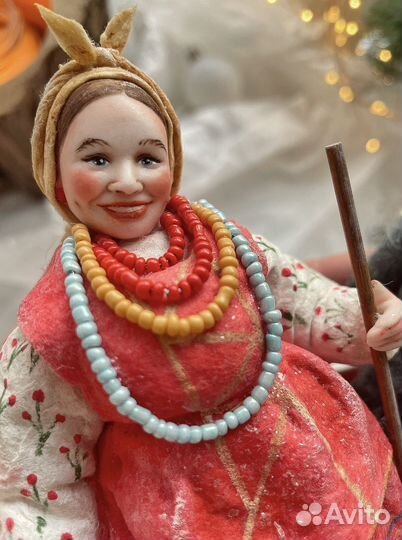 Набор ватных елочных игрушек 