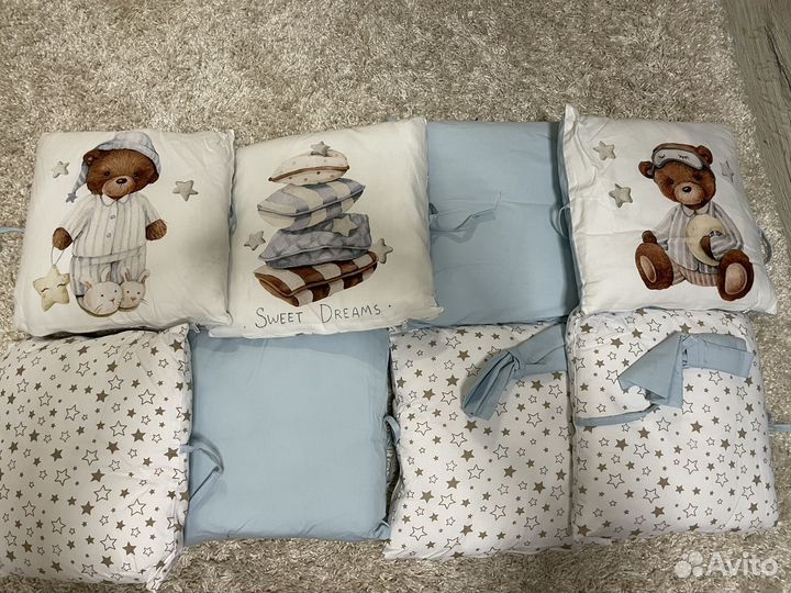 Бортики в кроватку