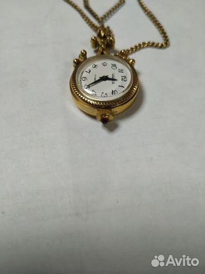 Часы кулон чайка СССР