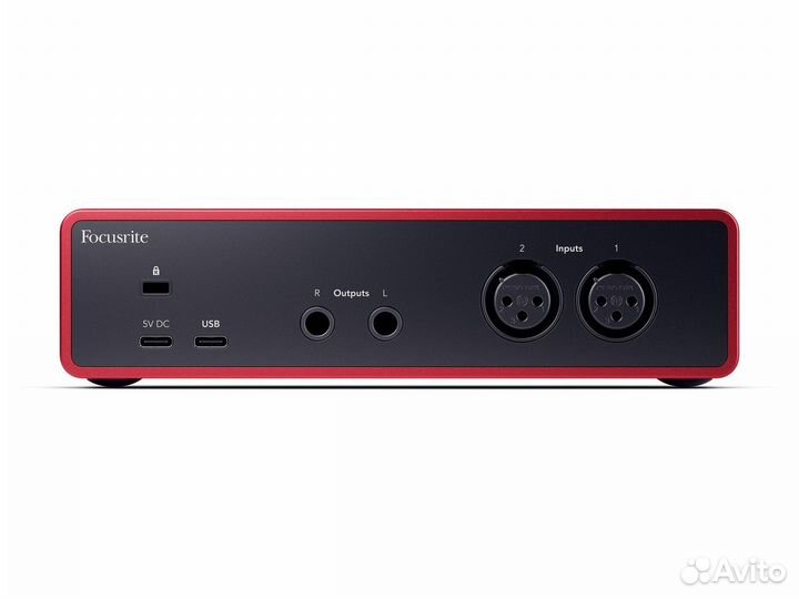 Focusrite Scarlett 2i2 4th Gen аудиоинтерфейс