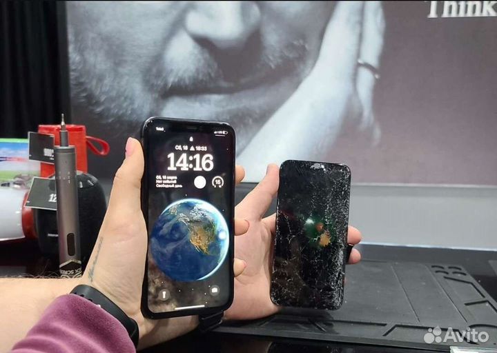 Ремонт телефонов iPhone honor xiaomi Замена стекла