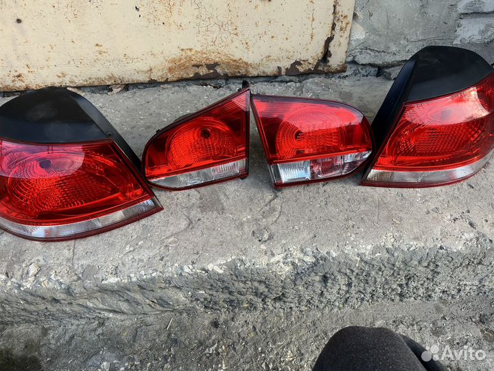 Задние фонари golf 6