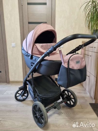 Детская коляска Riko Basic Pacco 2 в 1 эко кожа