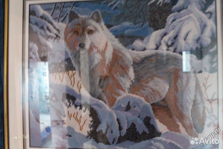 Картина волки