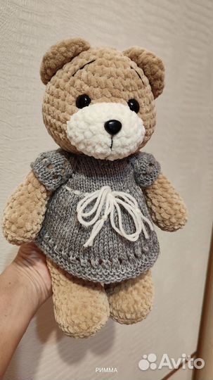 Мягкие вязанные игрушки ручной работы