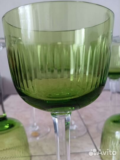 Фужеры бокалы богемия