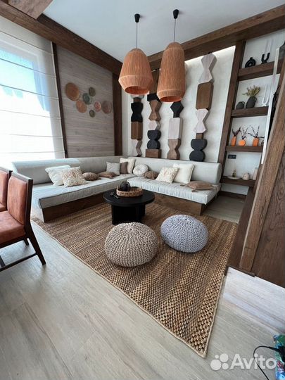 Абажуры плетеные светильники