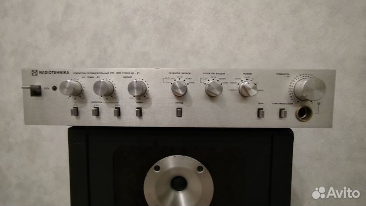 Предварительный усилитель Радиотехника уп-001