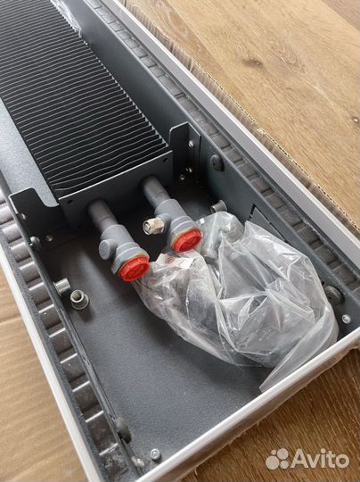 Внутрипольный конвектор techno kvz 200-85-1400