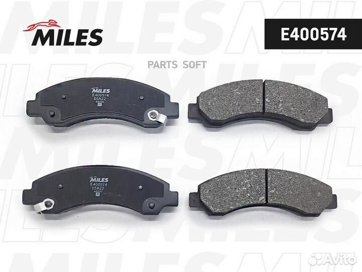 Miles E400574 Колодки тормозные great wall deer/sa