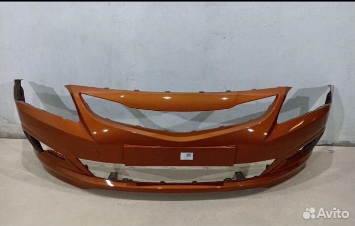 Передний бампер Hyundai Solaris 1 2014-2017 (3)