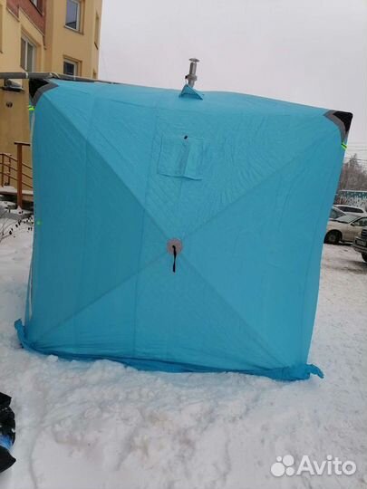 Зимняя палатка куб трёхслойная 2,4*2,4*2,5м